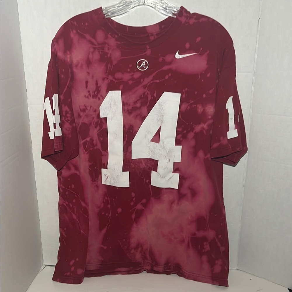 Vintage Nike Red and White Sports Jersey
